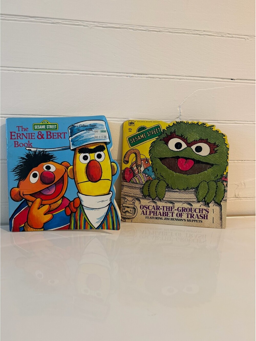 Lot Of 2 Vintage Sesame Street Books